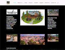 Tablet Screenshot of pioneerhorizons.org